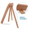 Falling in Art Beechwood 25" Tabletop Easel Display Stand for Painting - Holding Canvas Up to 22 1/2 Inches High, A-Frame Artist Tripod with Rubber Feet, Portable Photo and Sign Holder